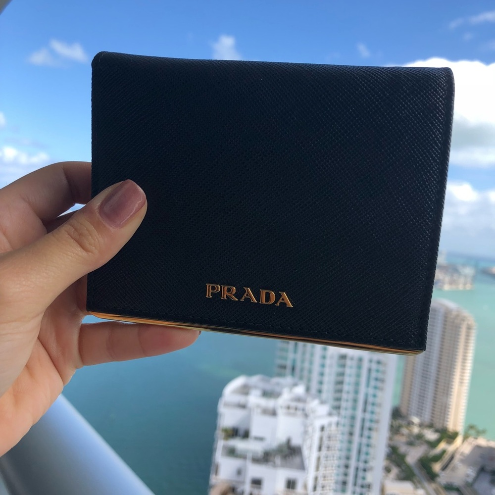 Prada wallet!